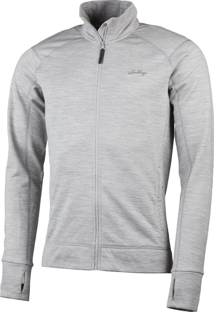 Lundhags Ullto Merino Men s Full Zip Light Grey