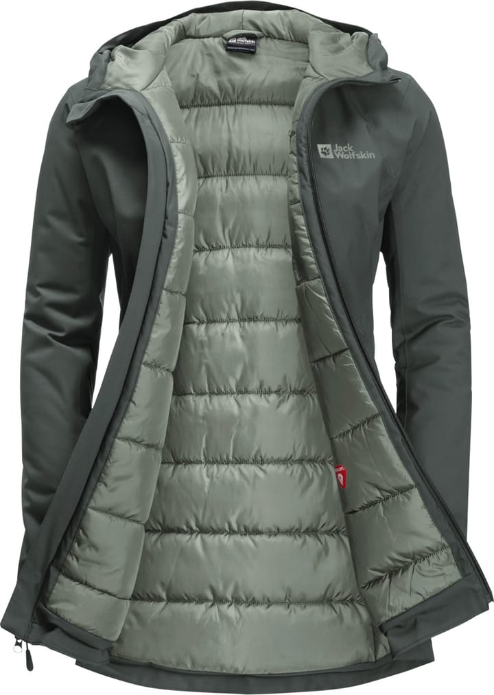 Jack Wolfskin Women's Stirnberg Insulated Jacket Slate Green Jack Wolfskin