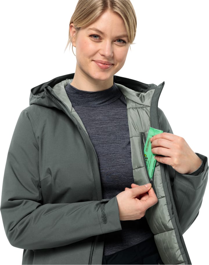 Jack Wolfskin Women's Stirnberg Insulated Jacket Slate Green Jack Wolfskin