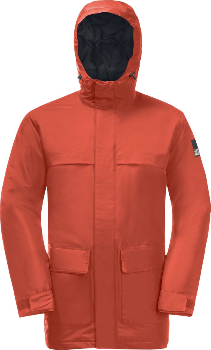 Jack Wolfskin Men's Winterlager Parka Intense Rust Jack Wolfskin