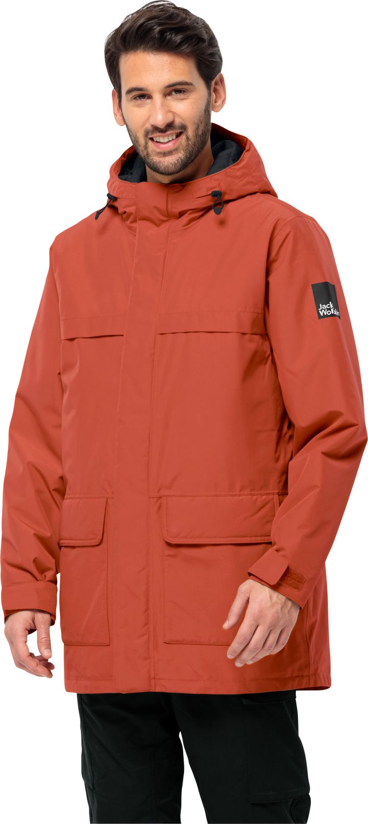 Jack Wolfskin Men's Winterlager Parka Intense Rust Jack Wolfskin