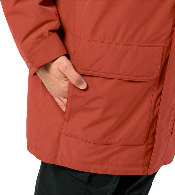 Jack Wolfskin Men's Winterlager Parka Intense Rust Jack Wolfskin