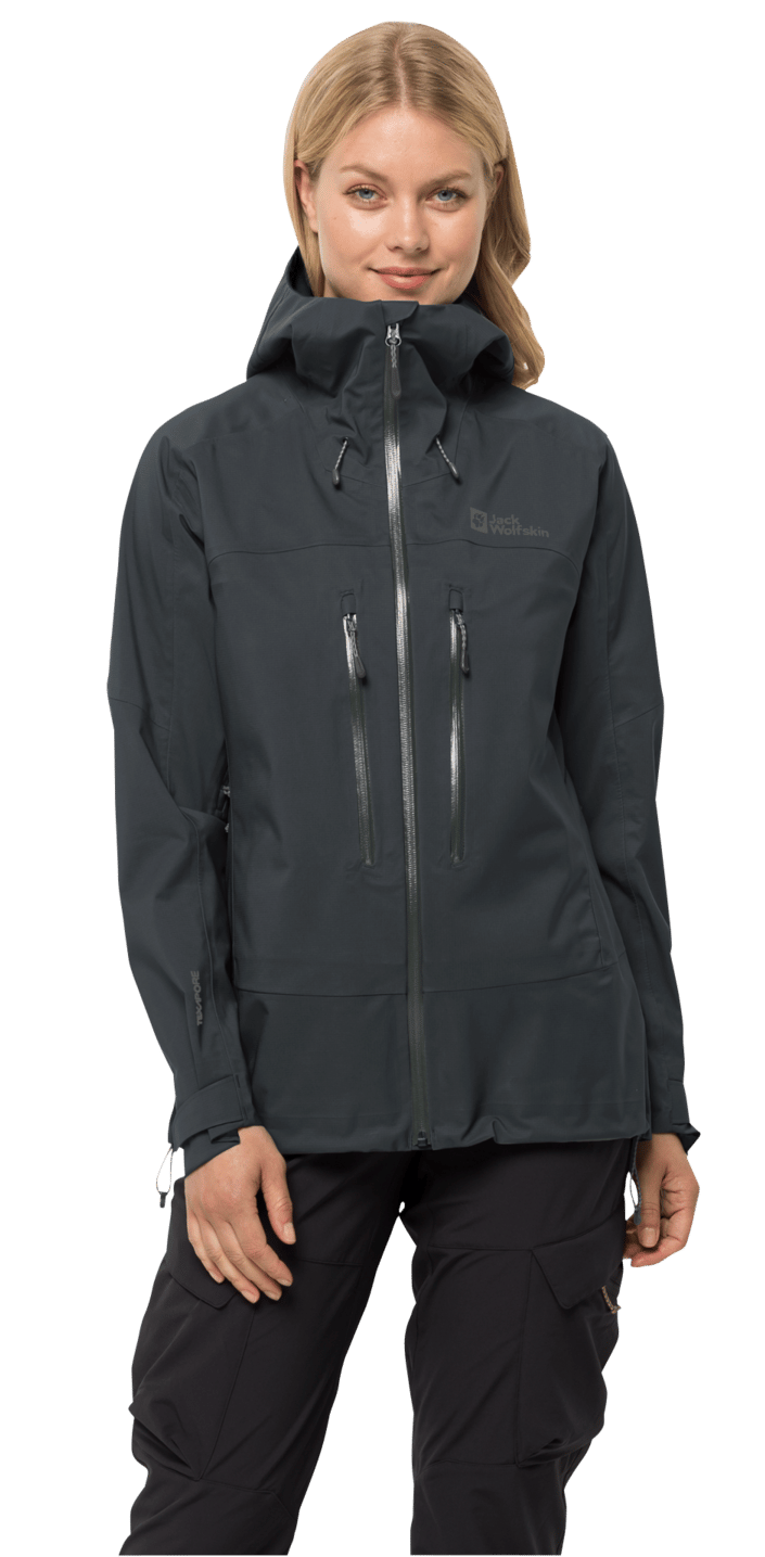 Jack Wolfskin Women's Kammweg 3-Layer Jacket Phantom Jack Wolfskin