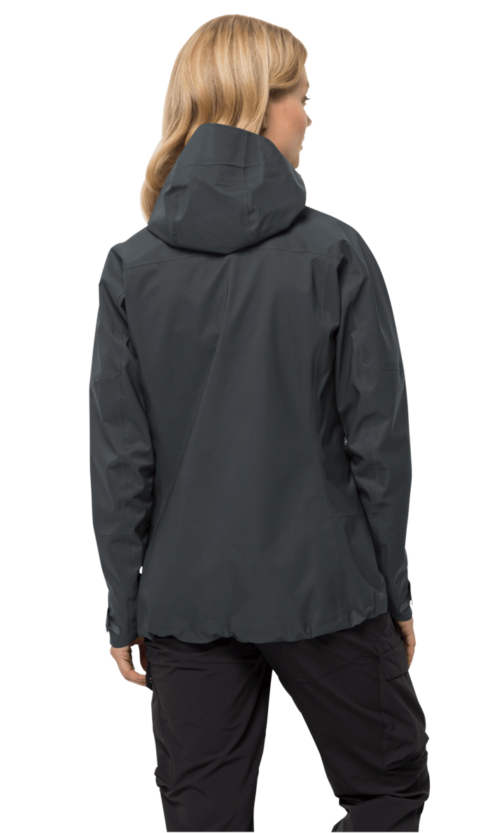 Jack Wolfskin Women's Kammweg 3-Layer Jacket Phantom Jack Wolfskin