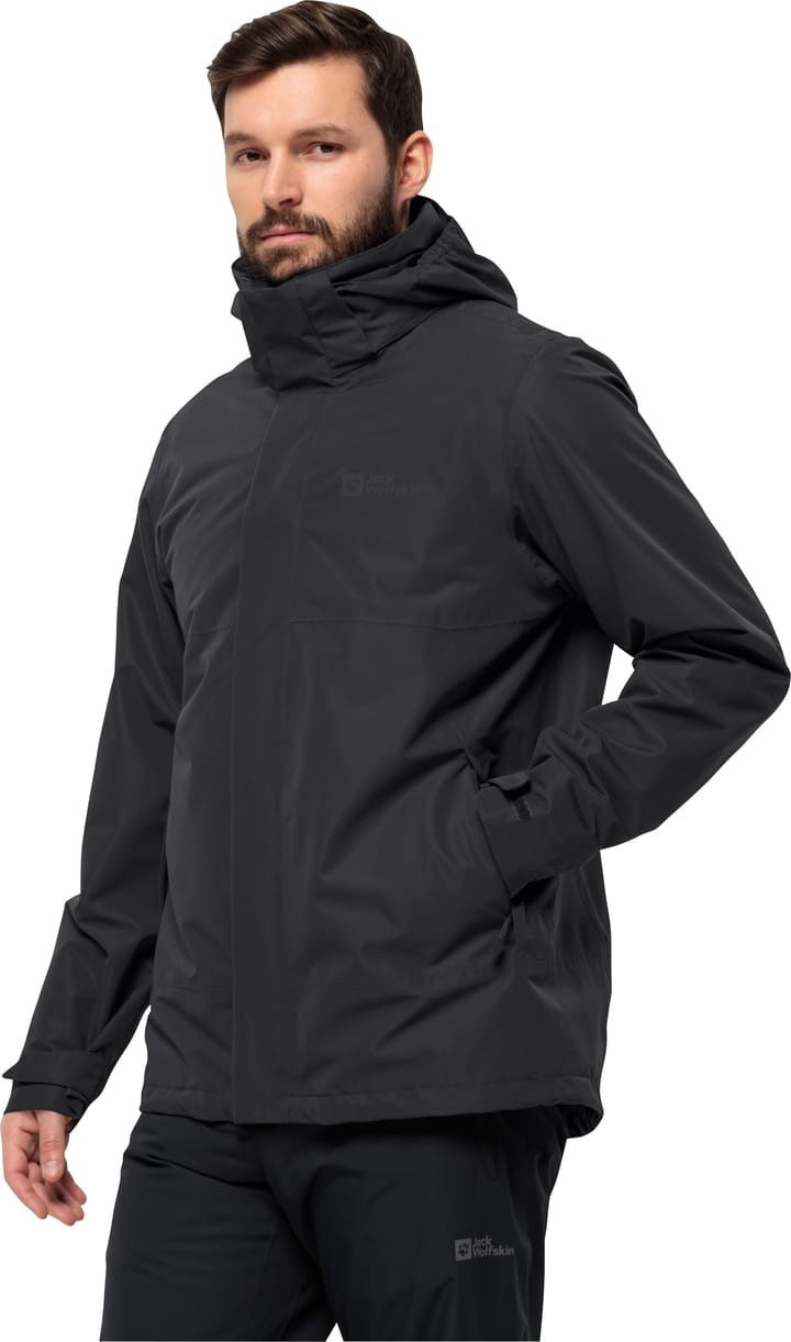 Jack Wolfskin Men's Luntal 3in1 Jacket  Black Jack Wolfskin