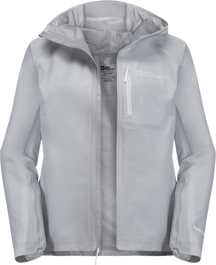 Jack Wolfskin Women's Prelight 3-Layer Jacket Cool Grey Jack Wolfskin