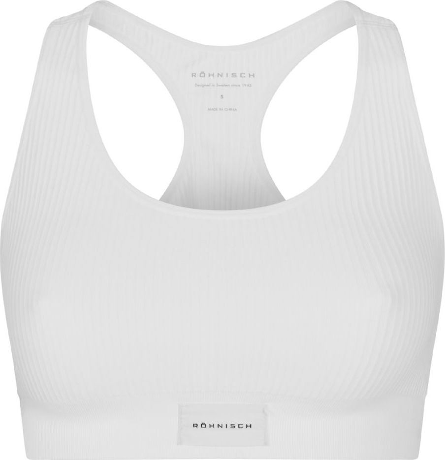 Röhnisch Women’s Micro Rib Soft Bra White