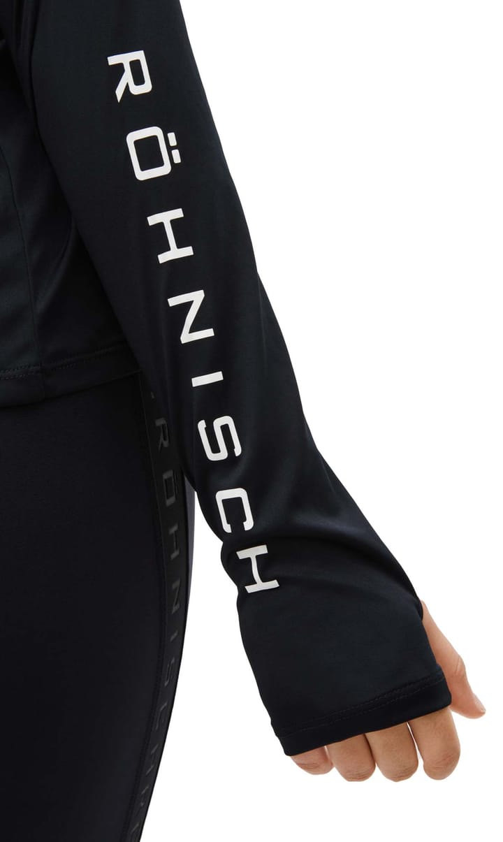 Röhnisch Women's Team Logo Long Sleeve Black Röhnisch