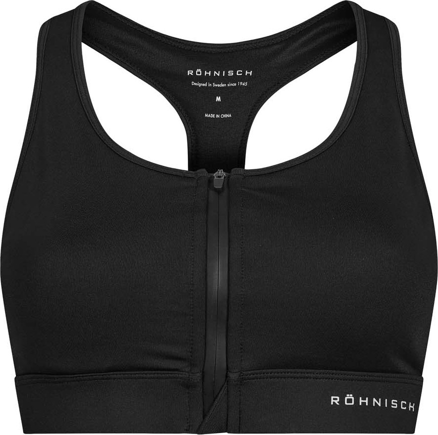 Röhnisch Women’s Essential Zip Sportsbra Black