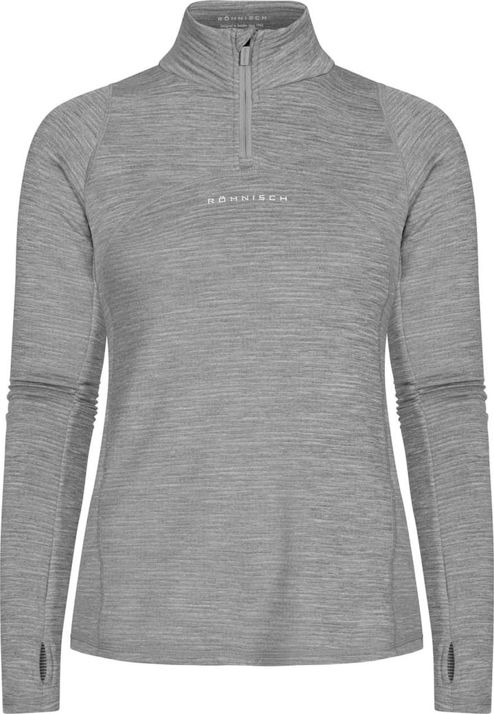 Röhnisch Women's Insulate Thermo Half Zip Grey Melange Röhnisch