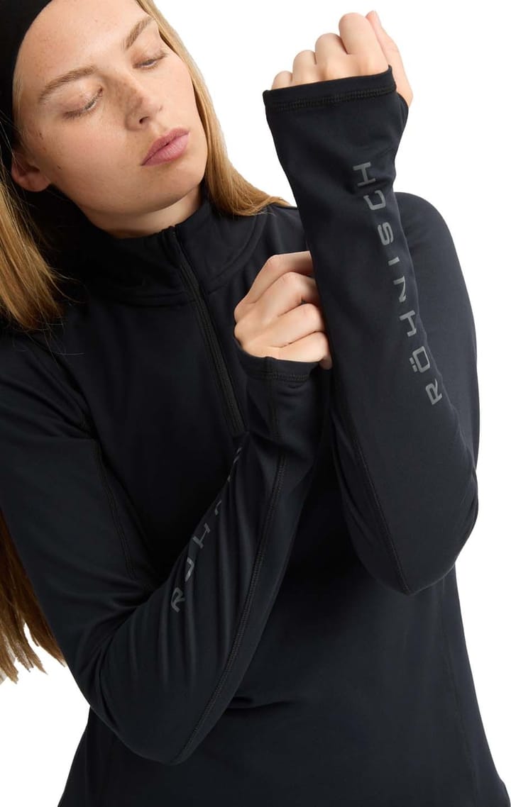 Röhnisch Women's Warming Tech Half Zip Black Röhnisch