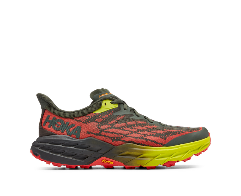 Hoka Men’s Speedgoat 5 Wide Thyme/Fiesta