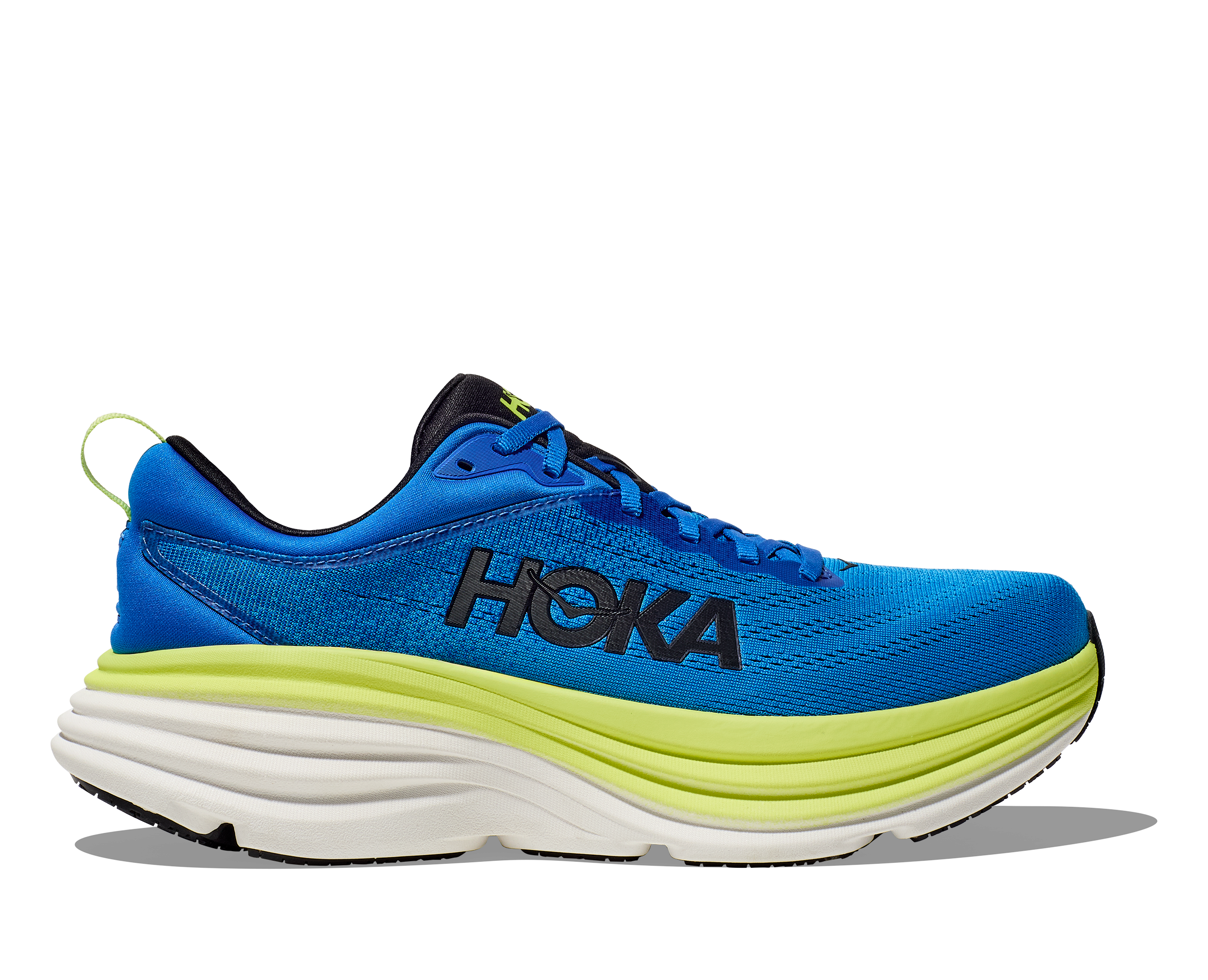 Hoka Men’s Bondi 8 Electric Cobalt / Lettuce