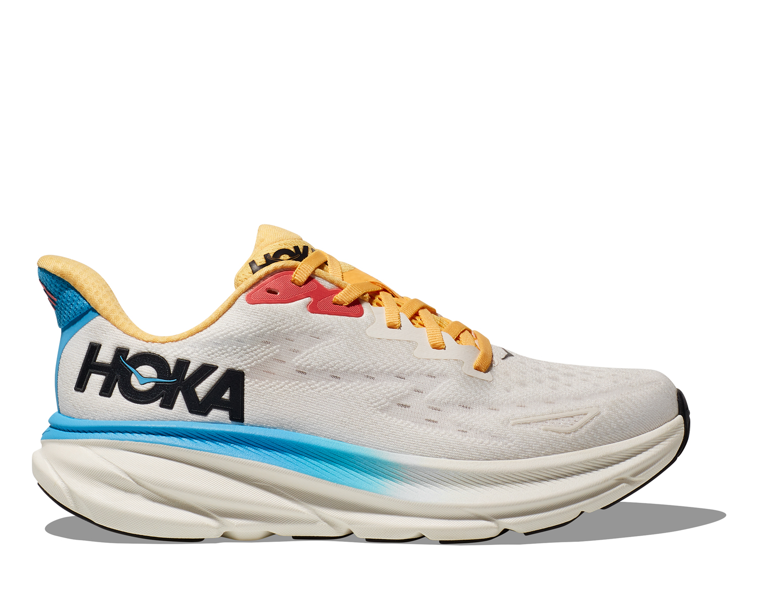 Hoka Women’s Clifton 9 Blanc De Blanc/Swim Day