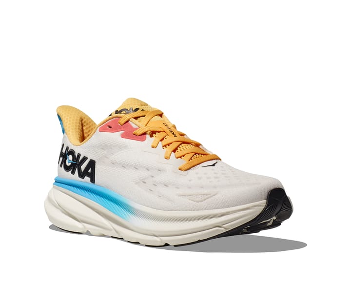 Hoka Women's Clifton 9 Blanc De Blanc/Swim Day Hoka