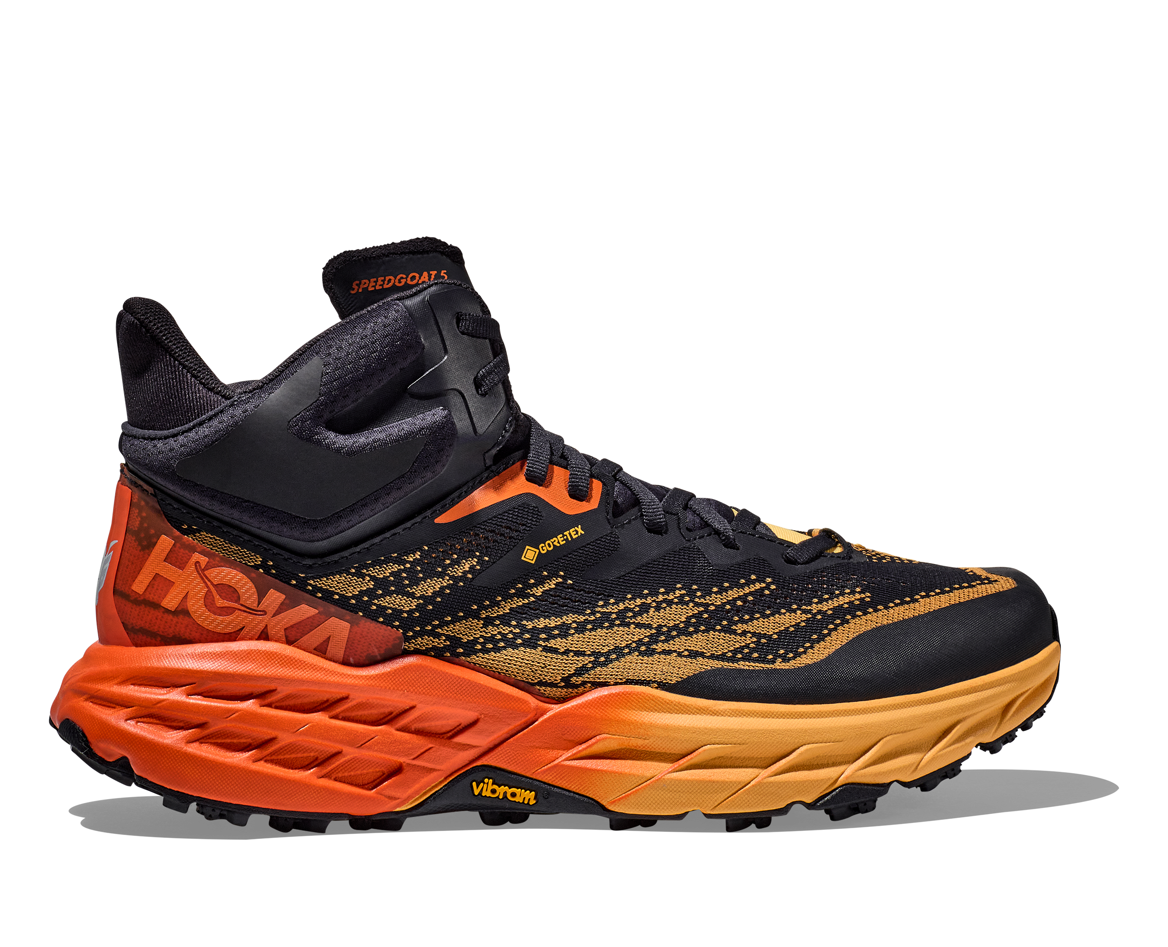 Hoka Men’s Speedgoat 5 Mid GORE-TEX Blue Graphite / Amber Yellow