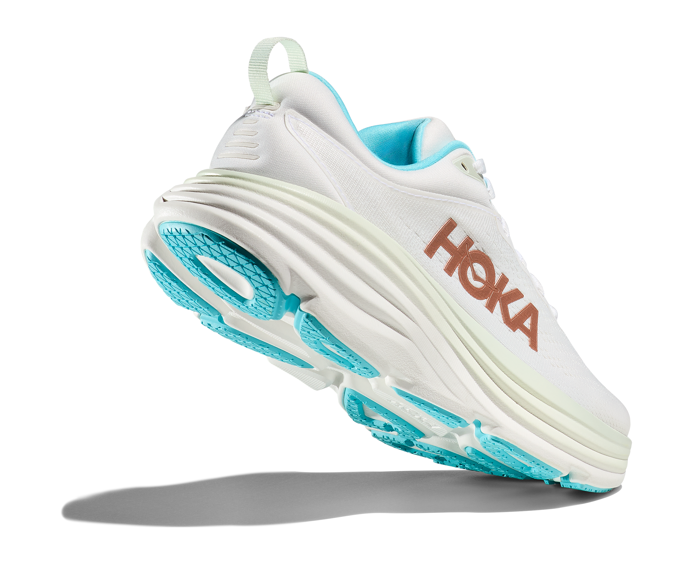 Hoka Women’s Bondi 8 Frost / Rose Gold