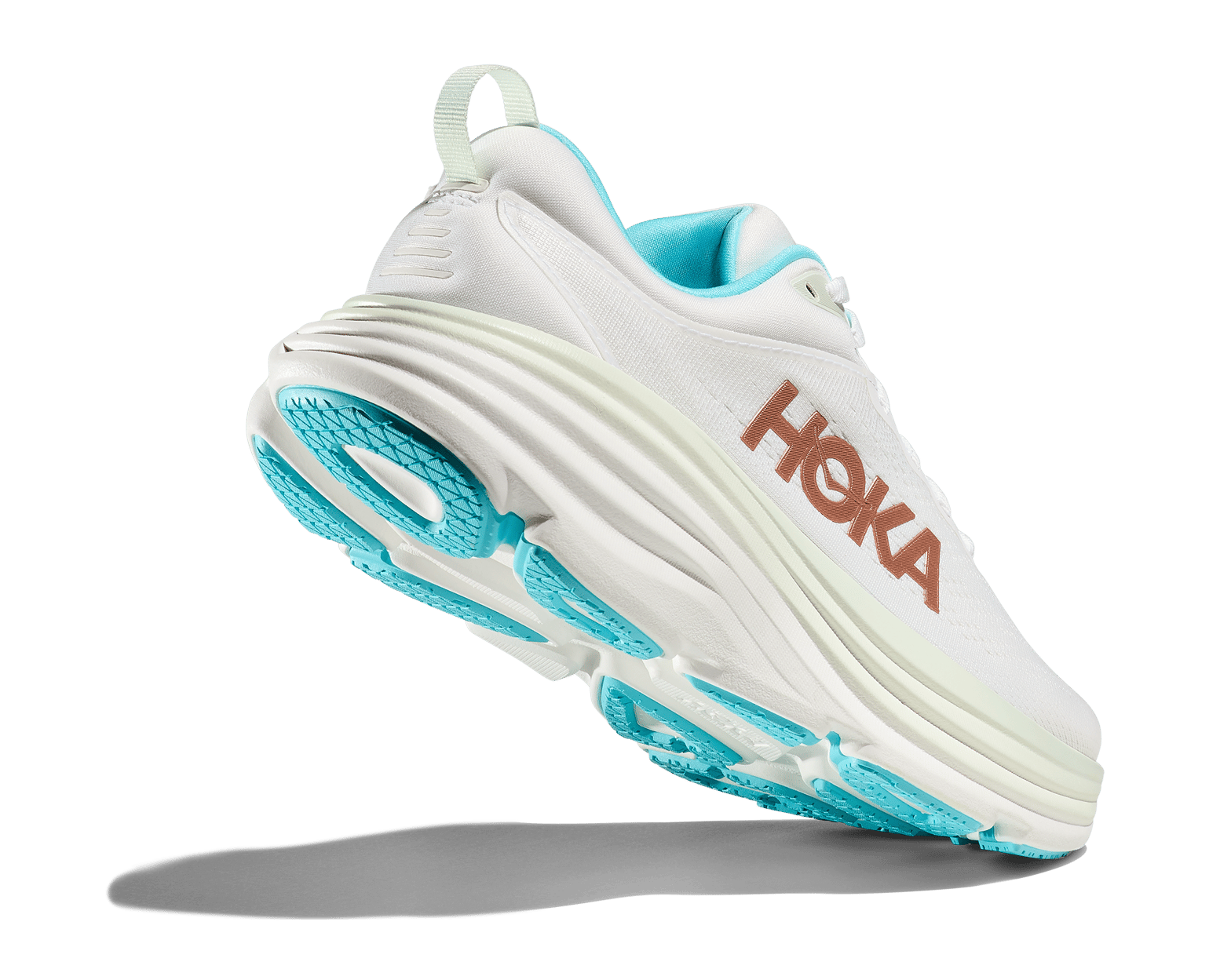 Hoka Women's Bondi 8 Frost / Rose Gold