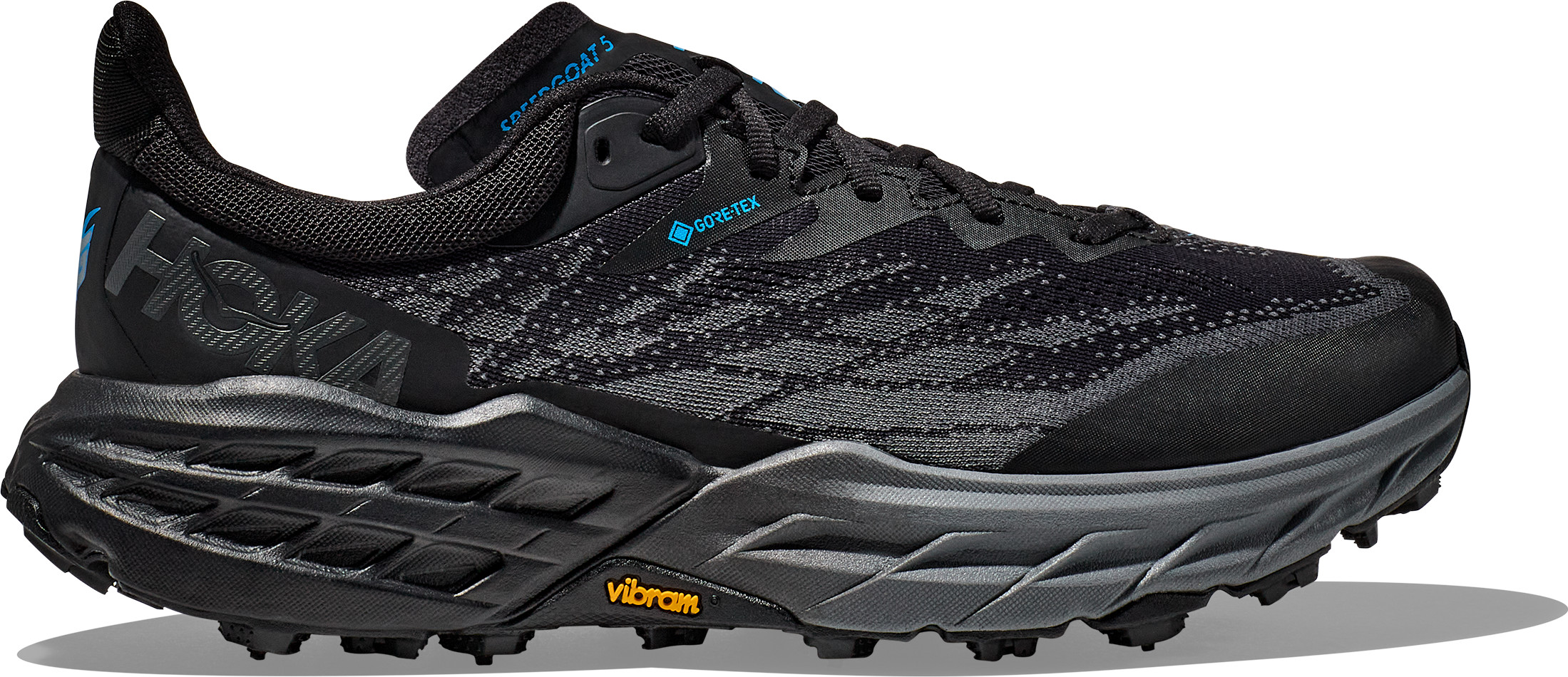 Hoka Men's Speedgoat 5 GORE-TEX Spike BlackB/Black, 44 2/3