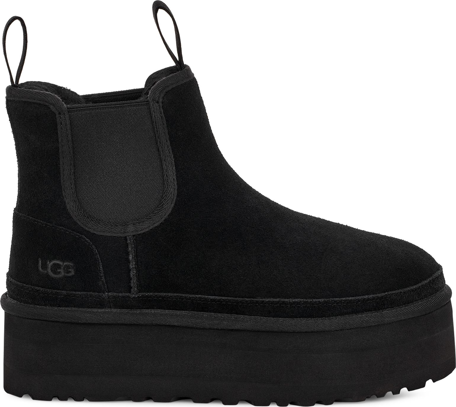 UGG Women's Neumel Platform Chelsea Black