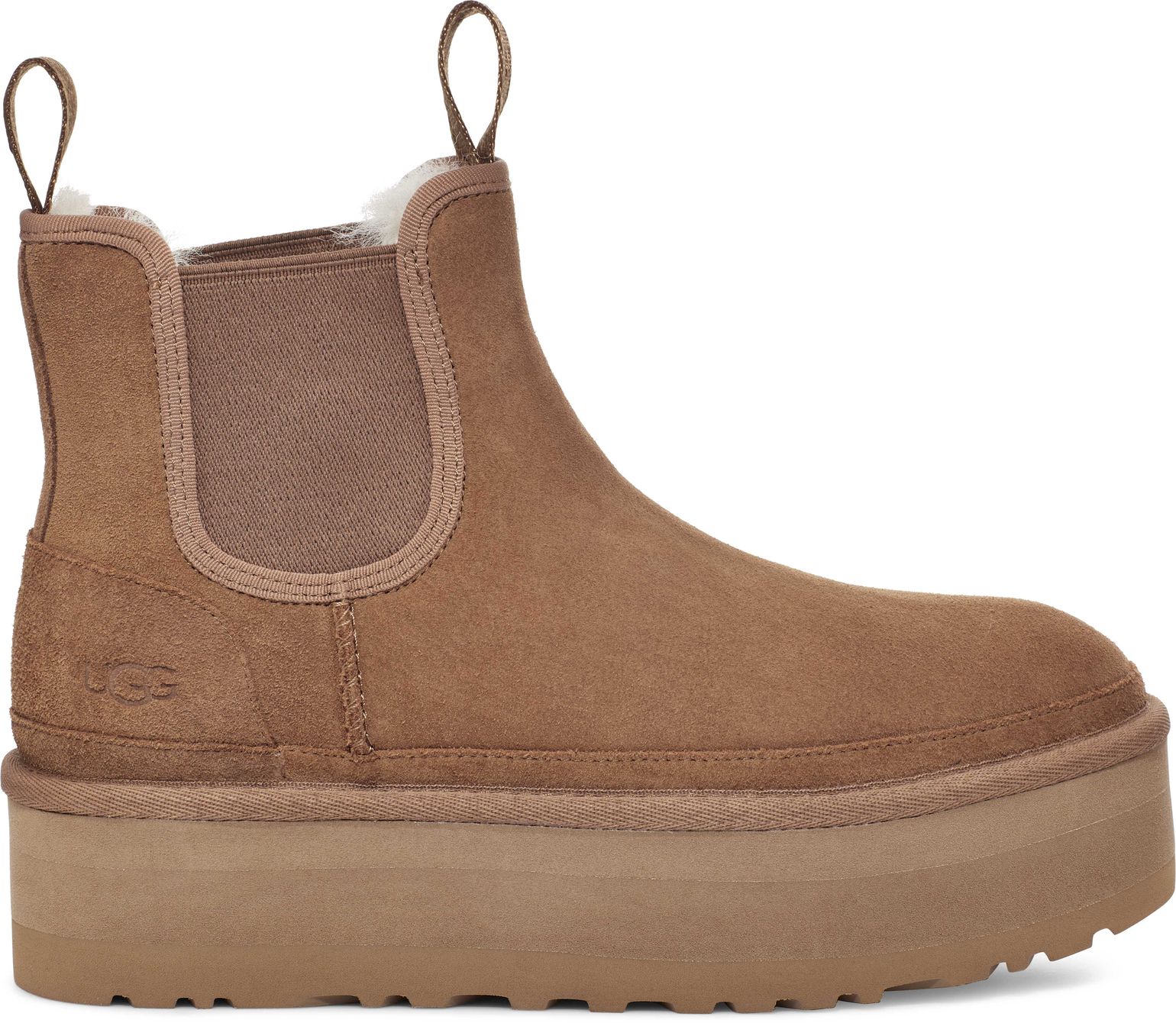 UGG Women's Neumel Platform Chelsea Chestnut