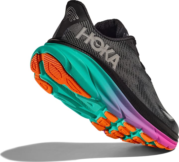 Hoka Men's Clifton 9 GORE-TEX Black/Electric Aqua Hoka