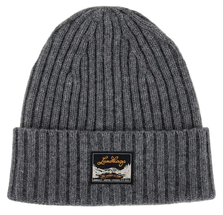 Lundhags Knak Wool Beanie Grey Melange Lundhags