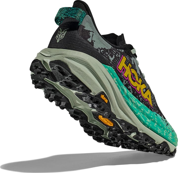 Hoka Women's Speedgoat 6 Black/Aloe Vera Hoka