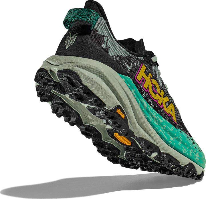 Hoka Women's Speedgoat 6 Black/Aloe Vera Hoka