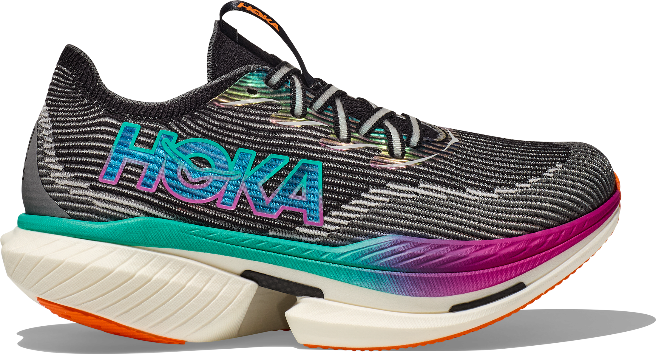 Hoka Unisex Cielo X1 Black/Electric Aqua