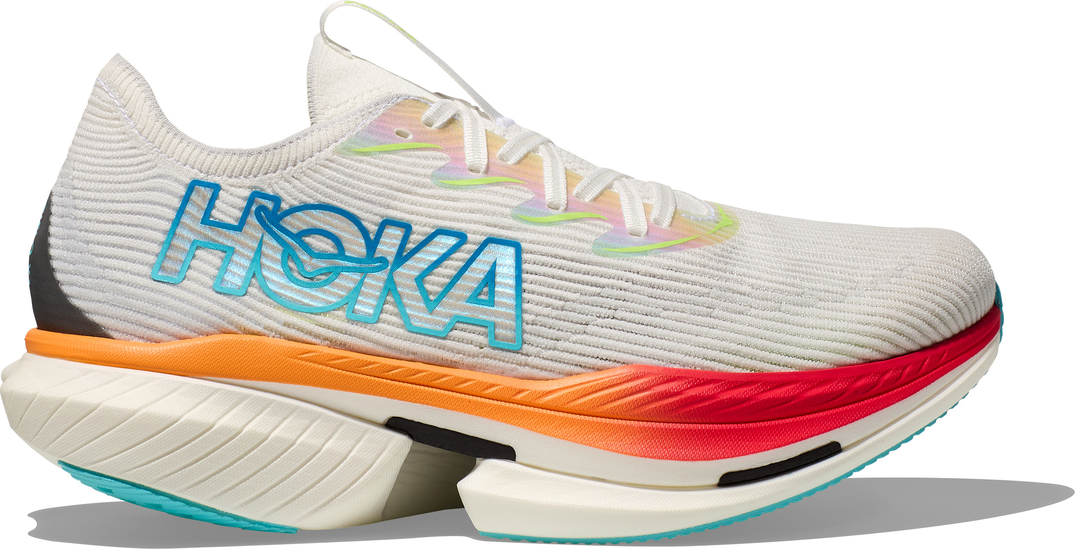 Hoka Unisex Cielo X1 Frost/Cerise, 39 1/3