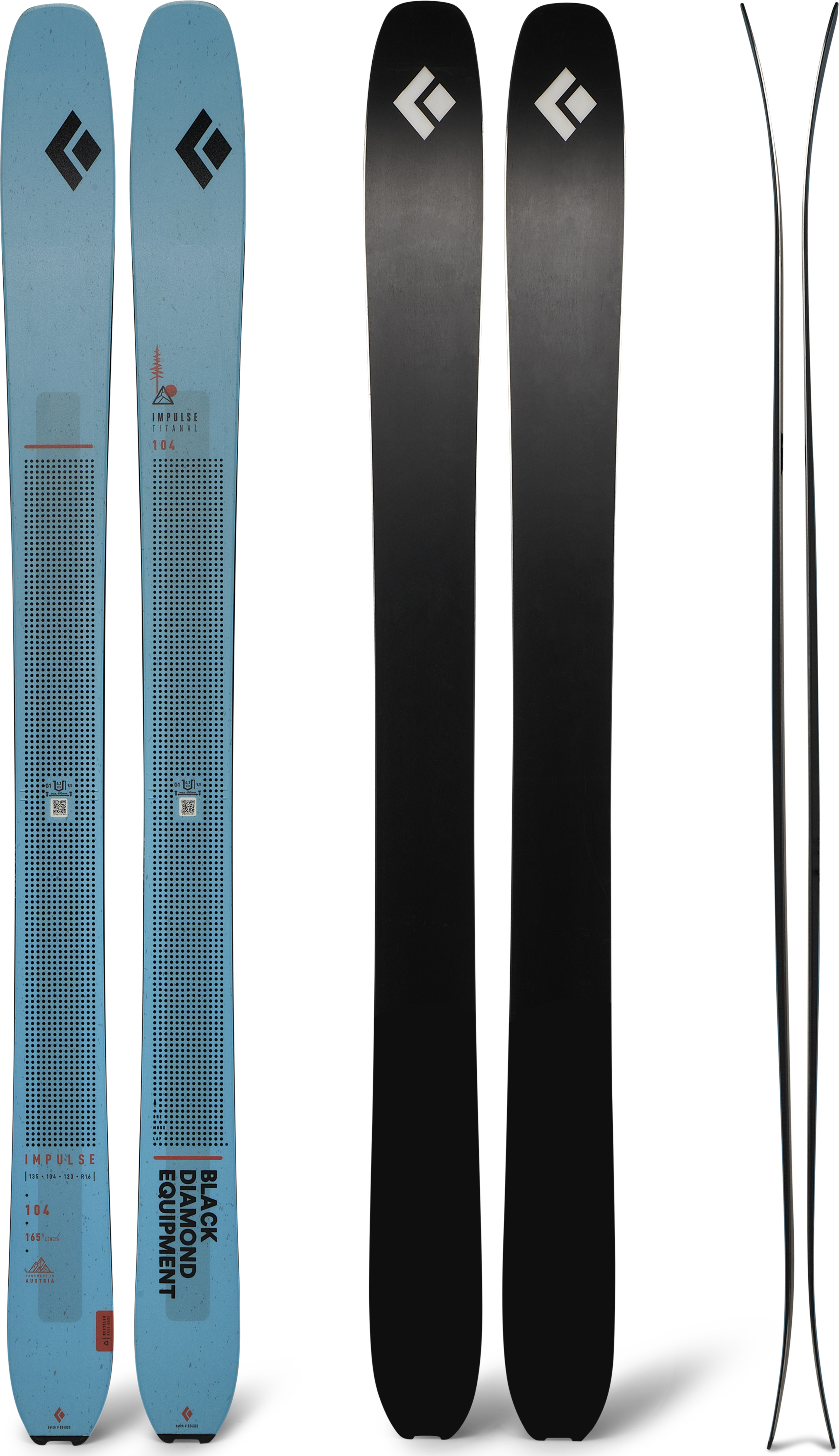 Black Diamond Women’s Impulse 104 Ti Skis No Color