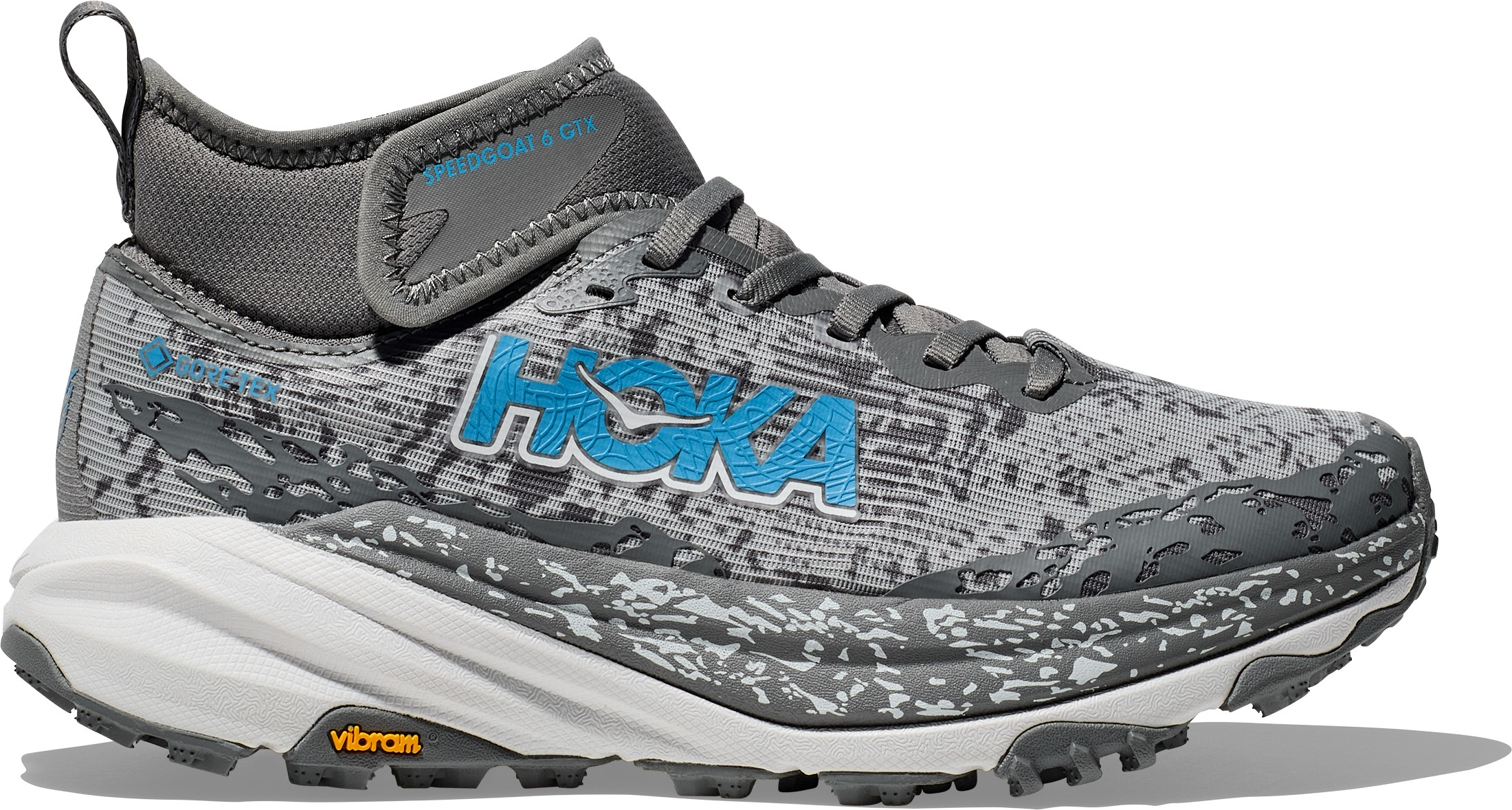 Hoka Women's Speedgoat 6 Mid GORE-TEX Asteroid/Cosmic Grey, 37 1/3