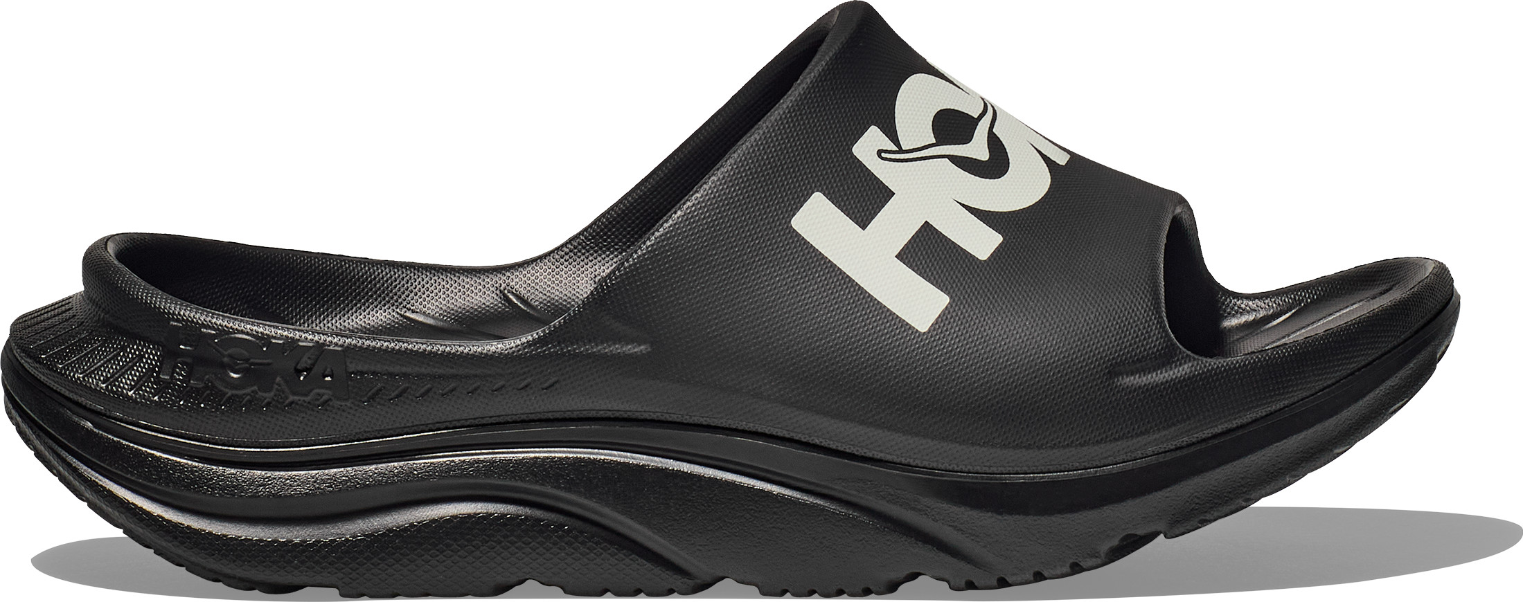 Hoka Unisex Ora Athletic Slide Black/White, M34 2/3 / W36