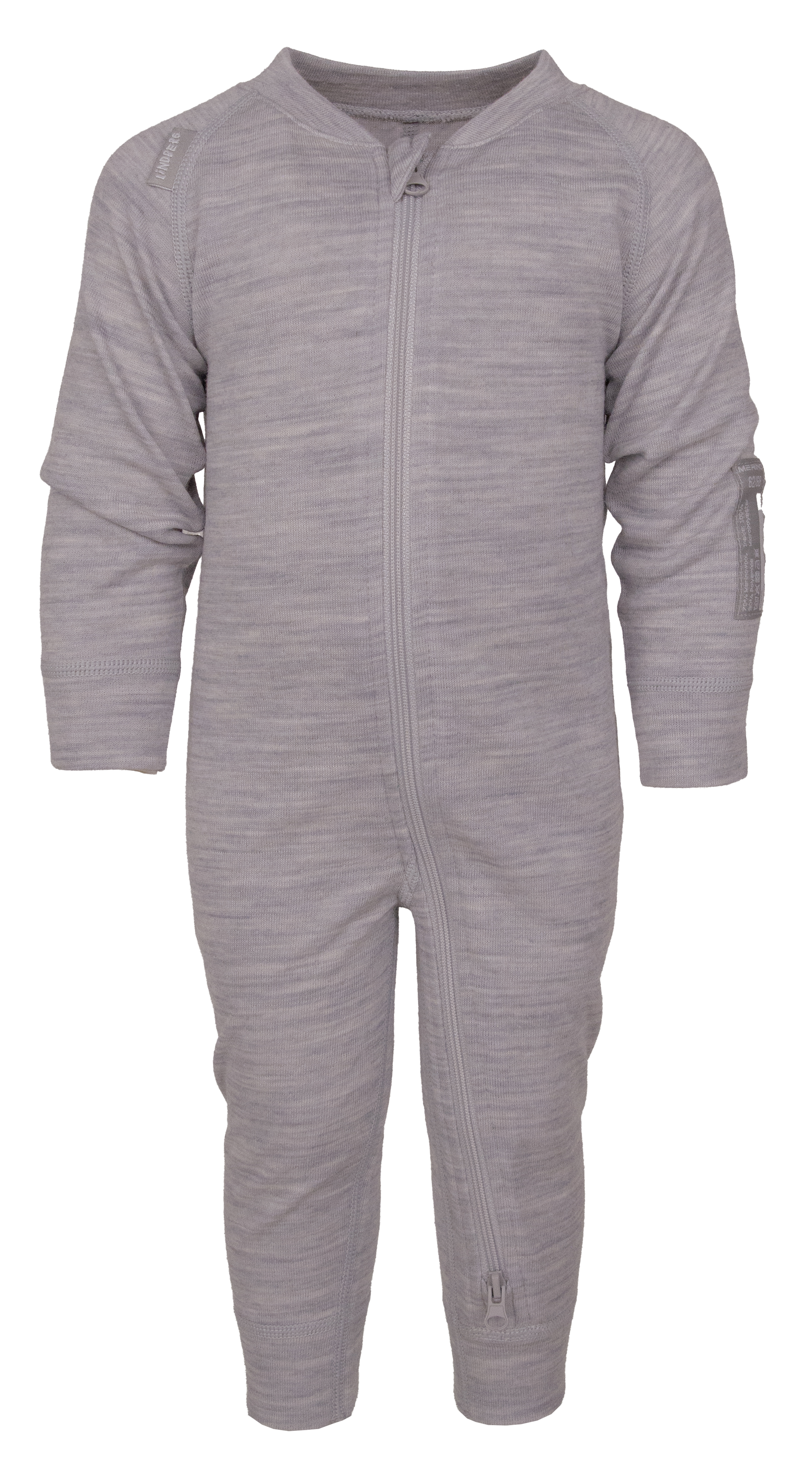 Lindberg Kids’ Merino Overall  Grey Melange