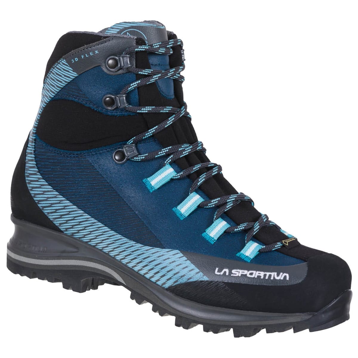 Boots | Trango TRK Leather GTX W's Opal/Pacific Blue | La Sportiva