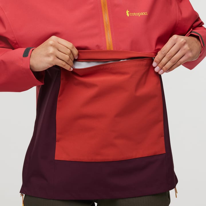 Cotopaxi Women's Cielo Rain Anorak Strawberry/Wine Cotopaxi