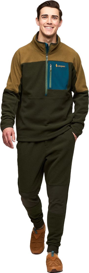 Cotopaxi Men's Abrazo Half-Zip Fleece Jacket Live Oak And Woods Cotopaxi