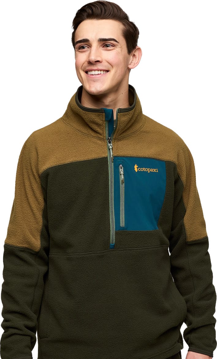 Cotopaxi Men's Abrazo Half-Zip Fleece Jacket Live Oak And Woods Cotopaxi