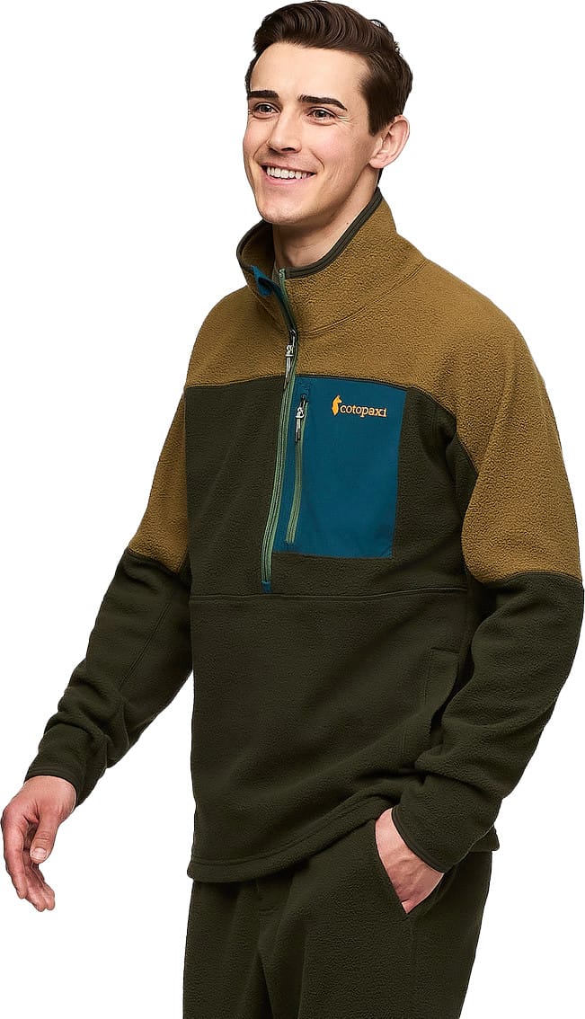 Cotopaxi Men's Abrazo Half-Zip Fleece Jacket Live Oak And Woods Cotopaxi