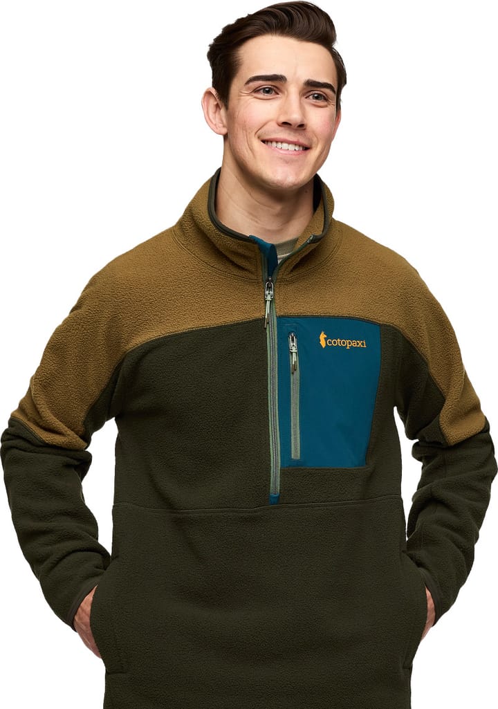 Cotopaxi Men's Abrazo Half-Zip Fleece Jacket Live Oak And Woods Cotopaxi