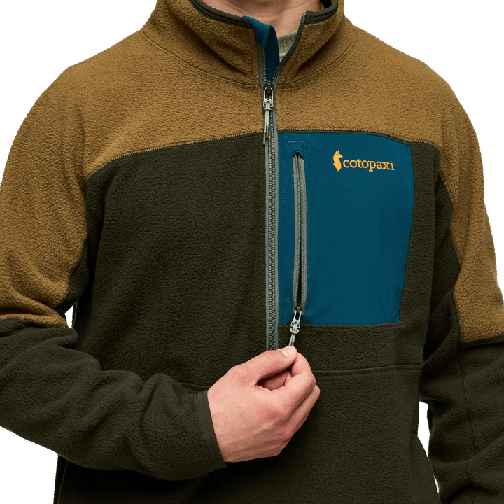 Cotopaxi Men's Abrazo Half-Zip Fleece Jacket Live Oak And Woods Cotopaxi