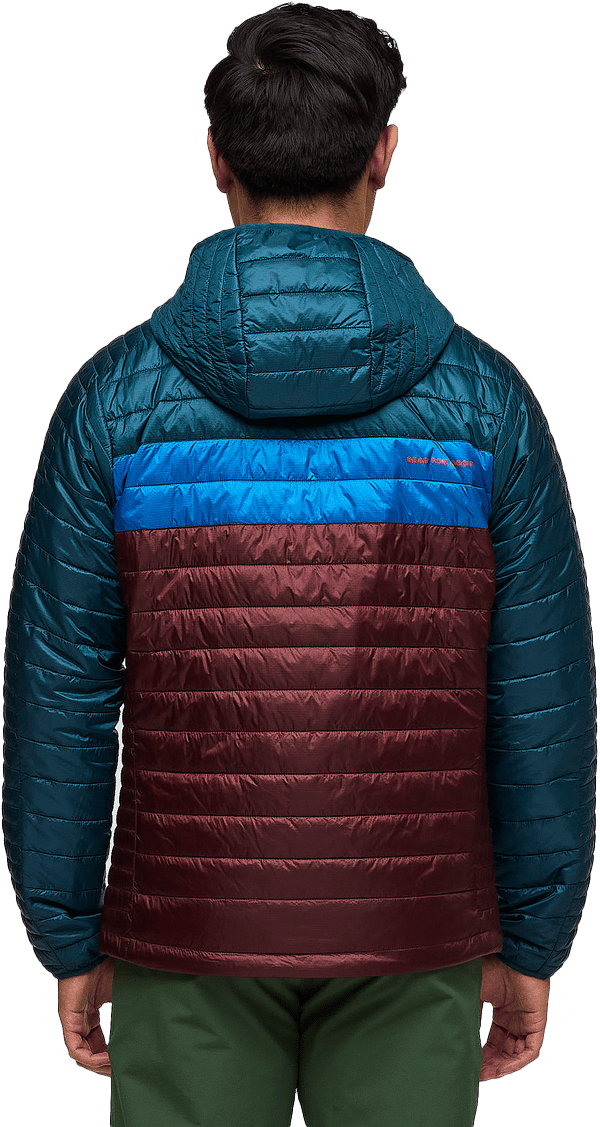 Cotopaxi Men's Capa Insulated Hooded Jacket Abyss And Chestnut Cotopaxi