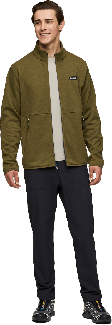 Cotopaxi Men's Envo Fleece Full-Zip Jacket Heather Live Oak Cotopaxi