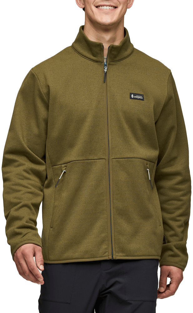 Cotopaxi Men's Envo Fleece Full-Zip Jacket Heather Live Oak