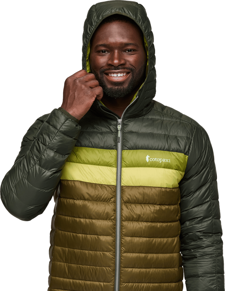 Cotopaxi Men's Fuego Down Hooded Jacket Woods And Live Oak Cotopaxi