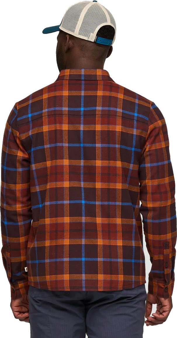 Cotopaxi Men's Quedo Flannel Shirt Coffee Plaid Cotopaxi