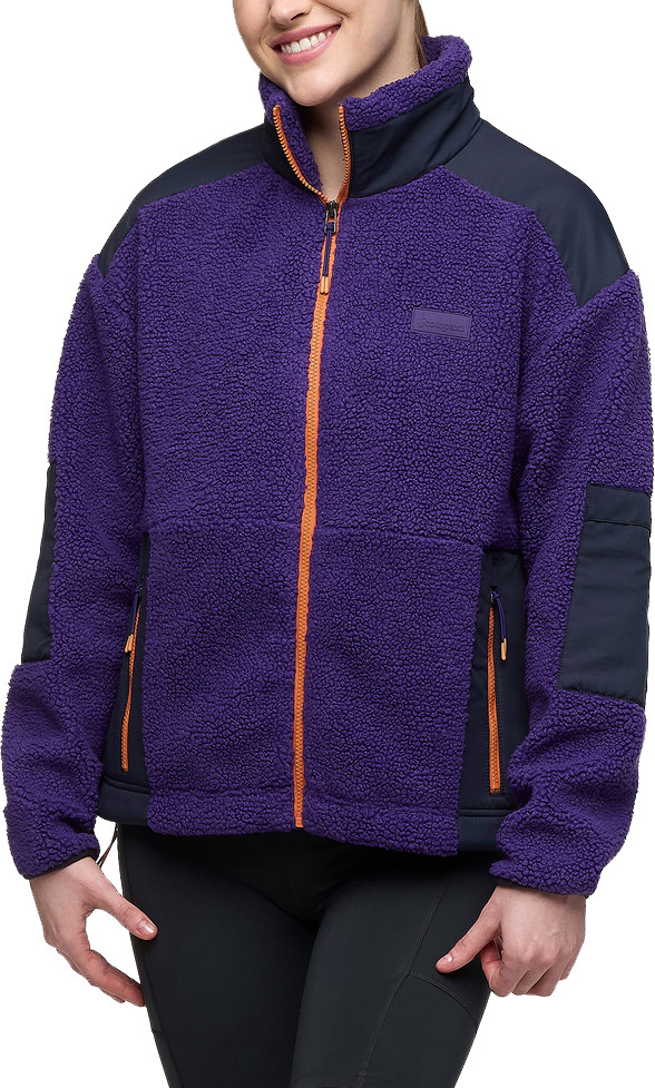 Cotopaxi Women’s Bacano Fleece Jacket Black Violet And Carbon