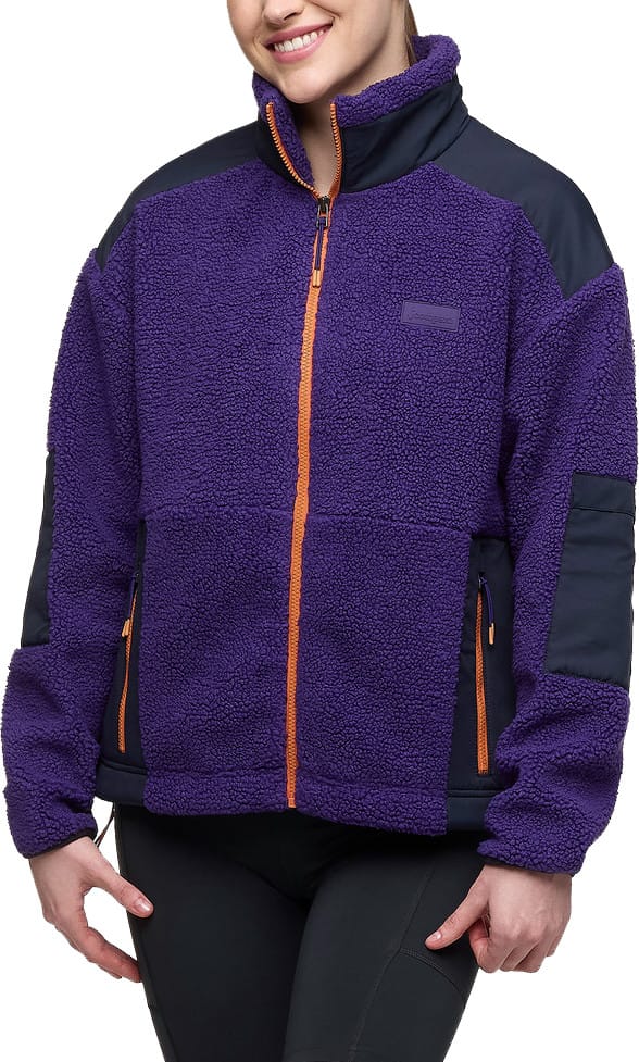 Cotopaxi Women's Bacano Fleece Jacket Black Violet And Carbon Cotopaxi