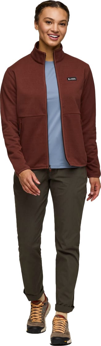 Cotopaxi Women's Envo Fleece Full-Zip Jacket Heather Chestnut Cotopaxi